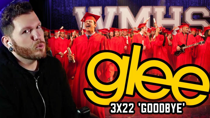 This made me cry! | First time watching GLEE 3x22 'Goodbye' REACTION