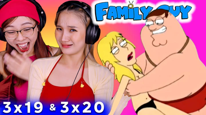 Asian Girls React | Family Guy Season 3 | Ep 19 & 20  (Family Guy Reaction)