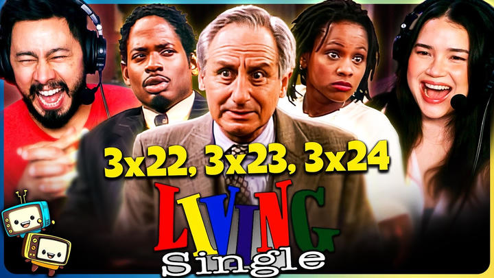 LIVING SINGLE (1995) 3x22, 3x23 & 3x24 REACTION! | First Time Watch | Queen Latifah w/ Jaby Koay