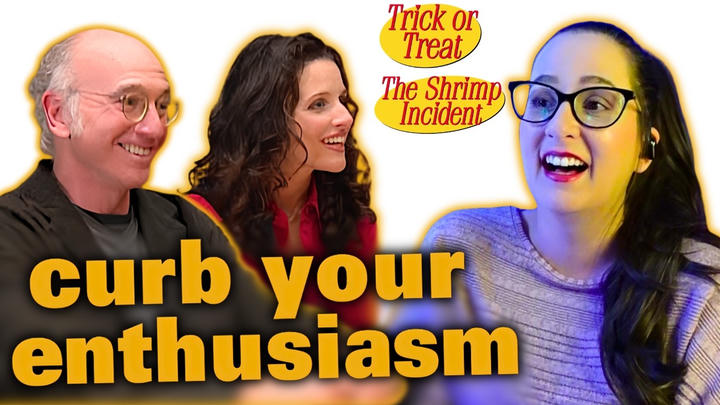 🟡CURB YOUR ENTHUSIASM 2x3 Trick or Treat 2x4 The Shrimp Incident FIRST TIME WATCHING TV Reaction