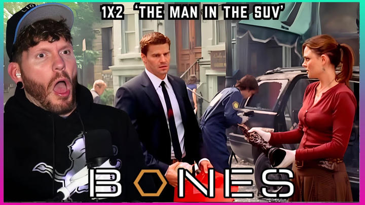 First time watching BONES 1x2 'The Man in the SUV' REACTION