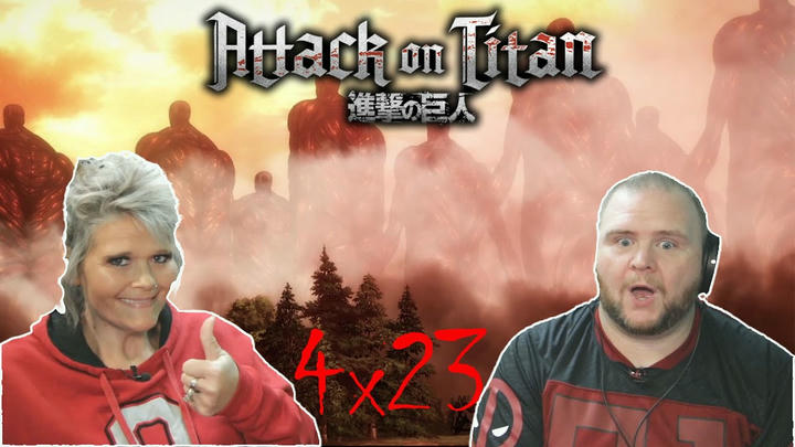 ATTACK ON TITAN 4x23 REACTION | Sunset | ANNIE!! LEVI LIVES?!