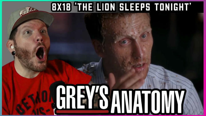 First time watching Grey's Anatomy REACTION 8x18 'The Lion Sleeps Tonight'