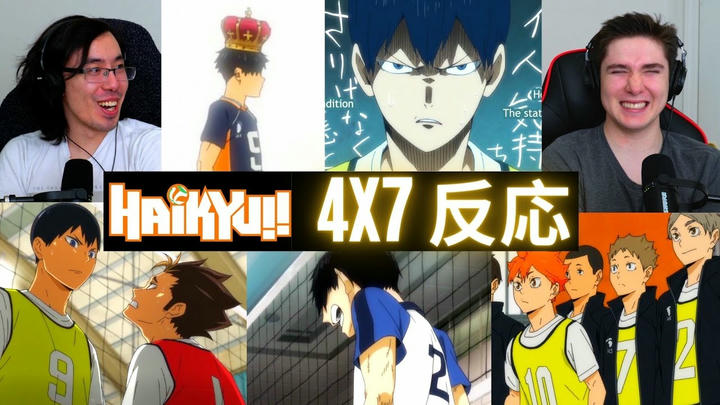 REACTING to *4x7 Haikyuu* THE KING IS BACK!!! (First Time Watching) Sports Anime
