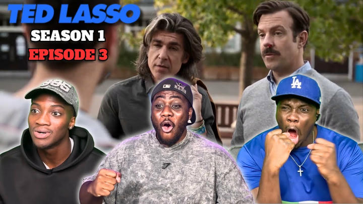 SEMI-PROFESSIONAL FOOTBALLERS REACT TO TED LASSO SEASON 1 EPISODE 3 | REPORTER VS TED LASSO!!🤣