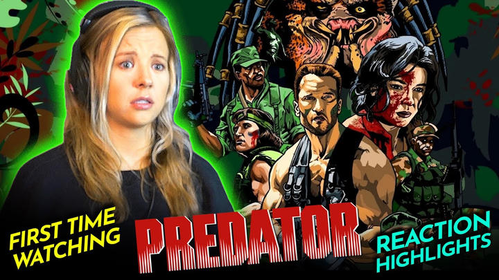 Mia terrified by PREDATOR (1987) Movie Reaction FIRST TIME WATCHING [Reissue]