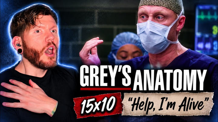 First time watching GREY'S ANATOMY 15x10 ‘Help, I'm Alive' REACTION