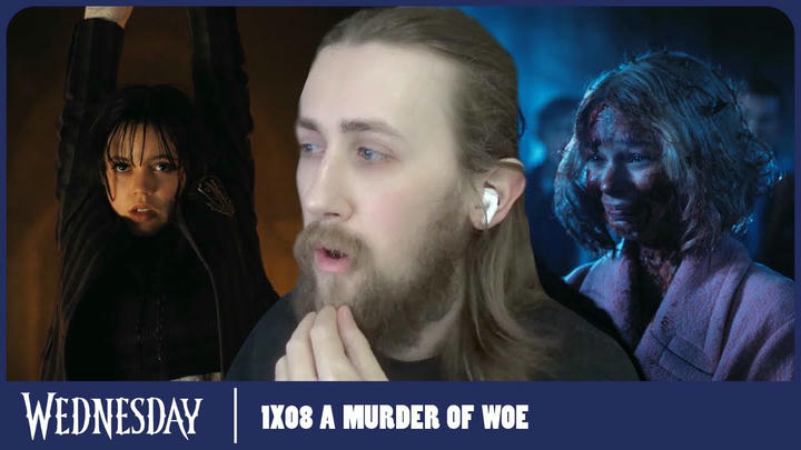 WEDNESDAY & ENID HUGGED! - Wednesday 1X08 - 'A Murder of Woes' Reaction