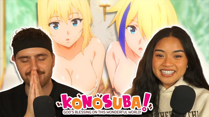 DOUBLE BARREL BARRAGE!! - Girlfriend Reacts To Konosuba Season 3 Episode 5 REACTION!