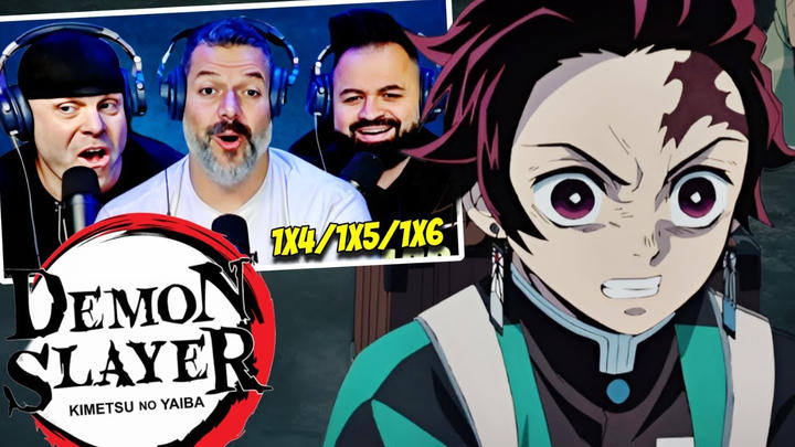 Demon Slayer reaction season 1 episode 4/5/6 (DUB)