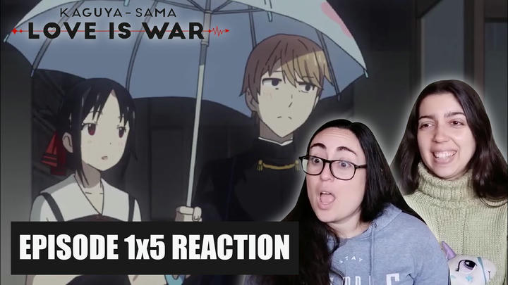SISTERS react to KAGUYA SAMA: LOVE IS WAR Reaction 1x5