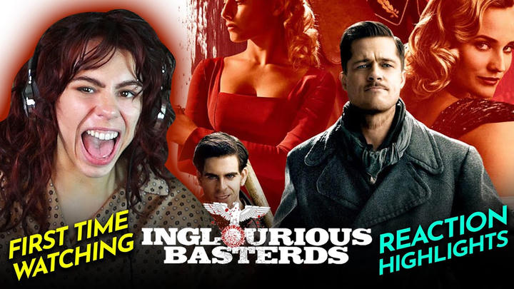 Leia cheers for INGLOURIOUS BASTERDS (2009) Movie Reactions FIRST TIME WATCHING [Reissue]