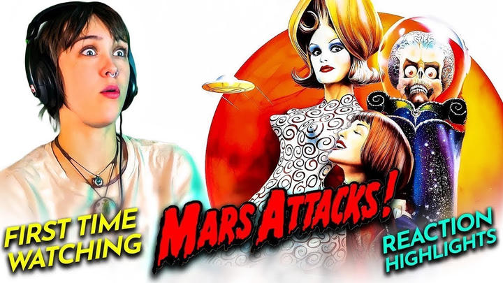 Nicki abducted by MARS ATTACKS! (1996) Movie Reaction FIRST TIME WATCHING [Reissue]