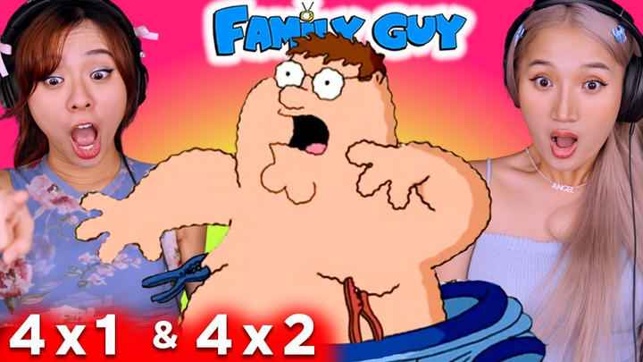 Asian Girls React | Family Guy Season 4 | Ep 1 & 2  (Family Guy Reaction)