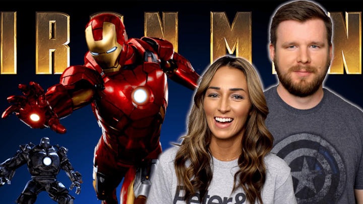 My girlfriend watches Iron Man for the FIRST time || MCU Phase 1