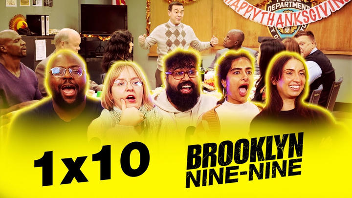 THANKSGIVING | Brooklyn Nine-Nine 1x10 Thanksgiving | Group Reaction