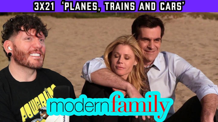 First time watching MODERN FAMILY 3x21 'Planes, Trains and Cars' REACTION