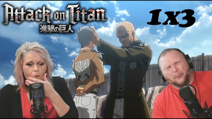 ATTACK ON TITAN 1x3 REACTION | A Dim Light in the Darkness of Despair - Humanity Rises Again (1)