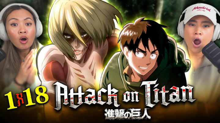 WHAT DOES SHE WANT WITH EREN? 🌲 Attack on Titan Season 1 Episode 18 | Reaction & Review