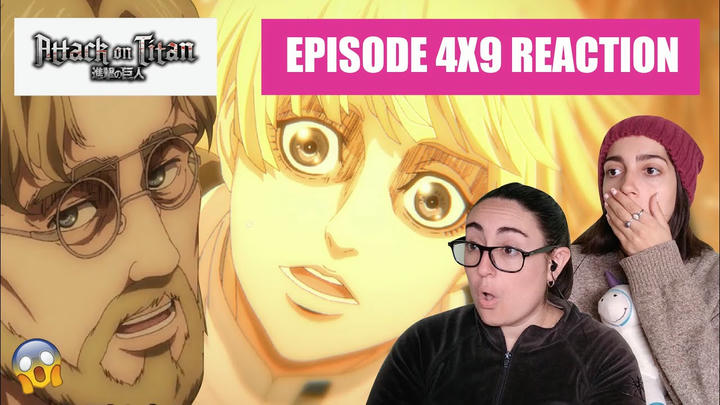 ATTACK ON TITAN Reaction 4x9 - "BRAVE VOLUNTEERS"