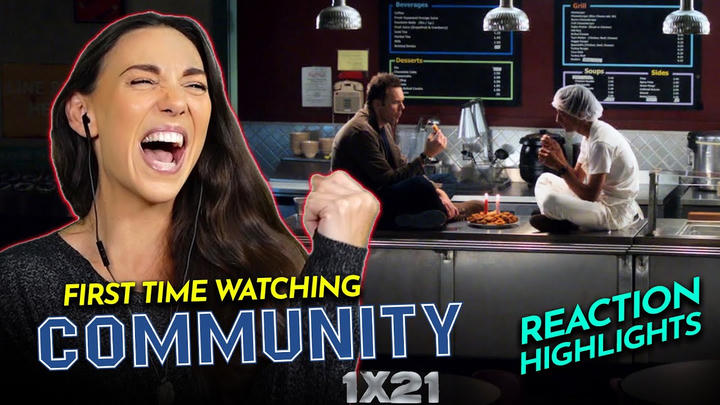 Coby team chicken finger for COMMUNITY 1x21 (2009) TV Reaction FIRST TIME WATCHING