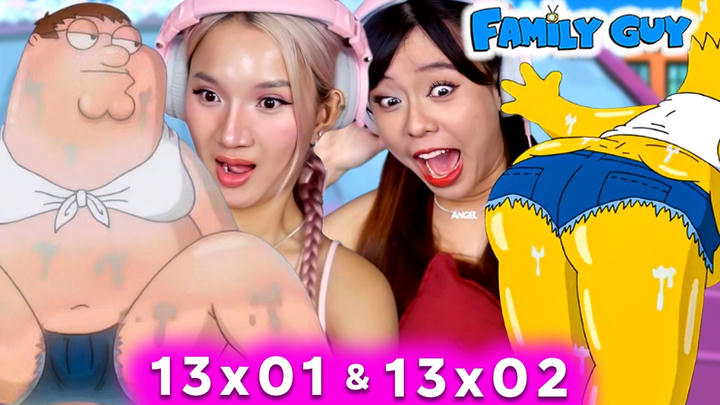 Asian Girls React | Family Guy Season 13 | Ep 01 & 02 (Family Guy Reaction)