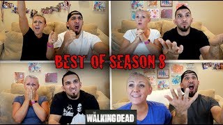 Best of The Walking Dead Season 8  |  Reaction Compilation