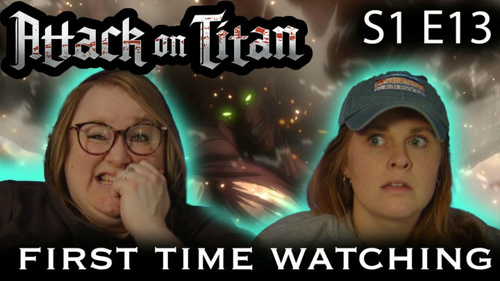 Attack On Titan DUB | S1 E13 |"Primal Desire: The Struggle for Trost" | FIRST TIME REACTION