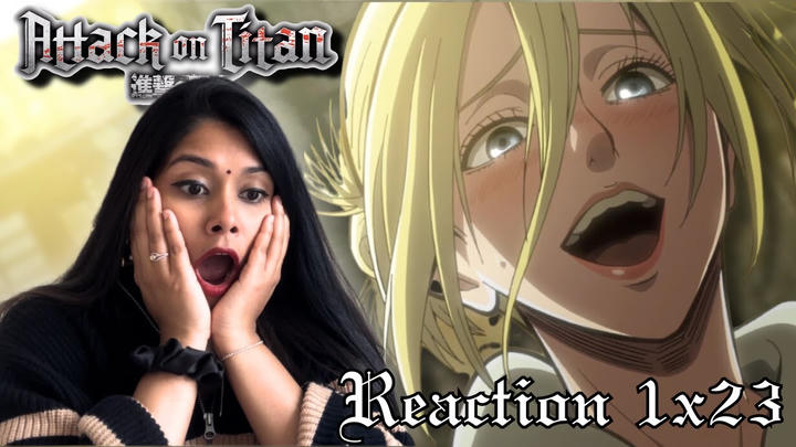 ATTACK ON TITAN 1X23 // REACTION // FIRST TIME WATCHING