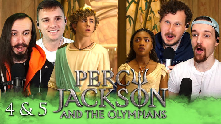 PERCY JACKSON AND THE OLYMPIANS 2x4 & 2x5 REACTION!!
