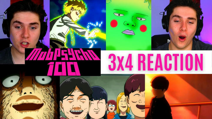 REACTING to *3x4 Mob Psycho 100* TERU vs. PSYCHO HELMET!! (First Time Watching) Shonen Anime