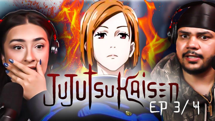 *JUJUTSU KAISEN* EP 3/4 FIRST TIME WATCHING! PART 2