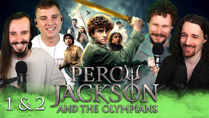 PERCY JACKSON AND THE OLYMPIANS 2x1 & 2x2 REACTION!!
