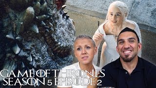 Game of Thrones Season 5 Episode 2 'The House of Black and White' REACTION!!