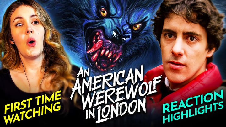 Cami howling for AN AMERICAN WEREWOLF IN LONDON (1981) Movie Reaction FIRST TIME WATCHING [Reissue]