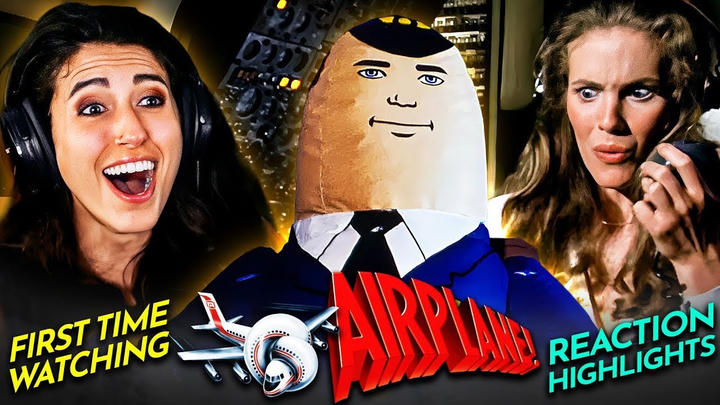 James busts a gut for AIRPLANE! (1980) Movie Reaction FIRST TIME WATCHING [Reissue]