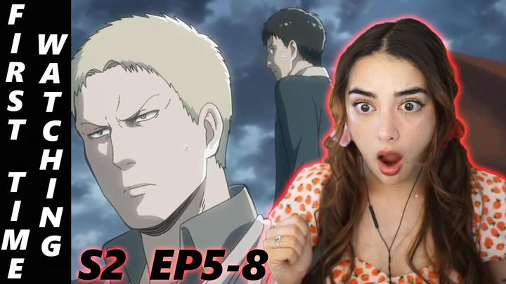 PLOT TWIST !! // Attack On Titan Reaction S2 Ep 5-8