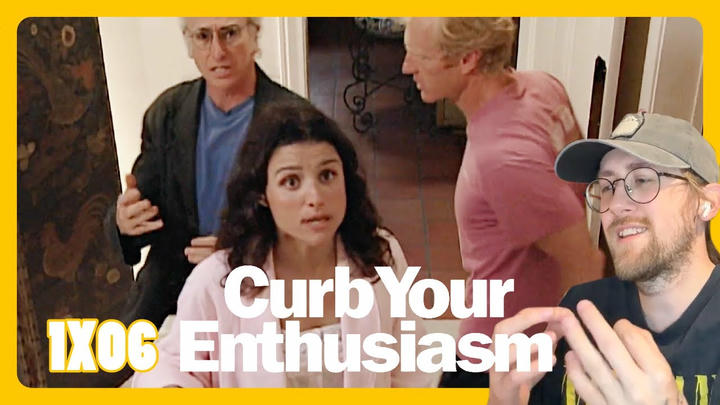 JULIA LOUIS-DREYFUS! - Curb Your Enthusiasm 1X06 - 'The Wire' Reaction