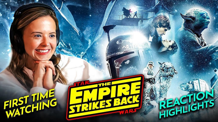 Mia fully invested in THE EMPIRE STRIKES BACK (1980) Movie Reaction FIRST TIME WATCHING [Reissue]