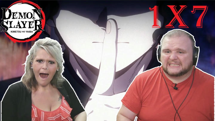 DEMON SLAYER: KIMETSU NO YAIBA 1x7 REACTION | Muzan Kibutsuji  - Couples First Time Watching