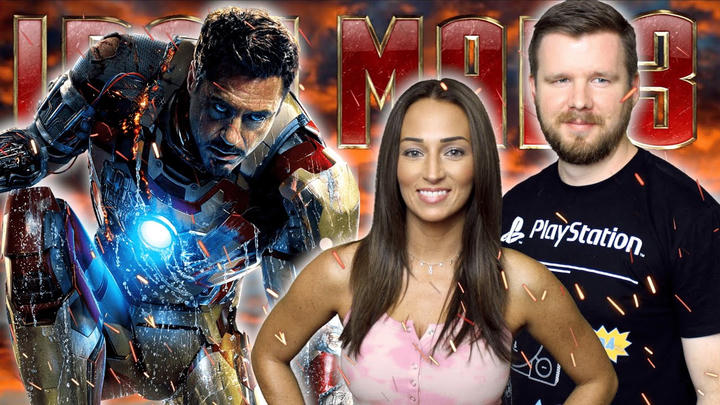 My girlfriend watches Iron Man 3 for the FIRST time || MCU Phase 2