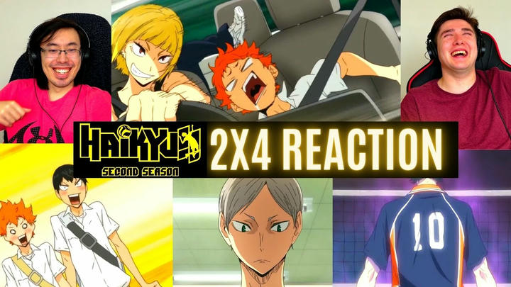 *Haikyuu 2x4* TANAKA'S SISTER DRIVES!! (First Time Watching) Shoenen Anime